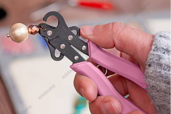 BeadSmith 1-Step Looper, інструмент для петель із дроту. Рожевий BeadSmith 1-Step Looper, інструмент для петель із дроту. Рожевий