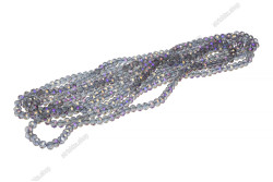 Намистини Хрусталь Rondelle 8мм, 72шт./нит. № 151 Purple Amethyst on Crystal