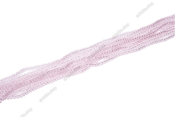 Намистини Хрусталь Rondelle 3мм. № 25 Light Rose