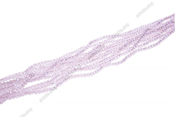 Намистини Хрусталь Rondelle 2мм. № 25 AB Light Rose
