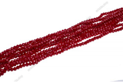 Намистини Хрусталь Rondelle 2мм. № 36 Red Opaque
