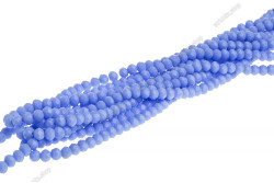Намистини Хрусталь Rondelle 8мм, 72шт./нит. № 44 Light Sapphire Opaque