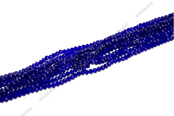 Намистини Хрусталь Rondelle 2мм. № 5 Cobalt