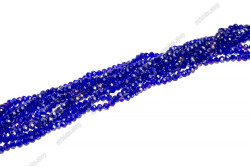 Намистини Хрусталь Rondelle 6мм, 85-90шт./нит. №5 AB Cobalt
