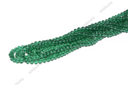 Намистини Хрусталь Rondelle 6мм, 85-90шт./нит. №19 Green Zircon