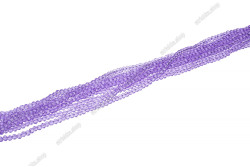 Намистини Хрусталь Rondelle 3мм. № 83 Lilac Painted