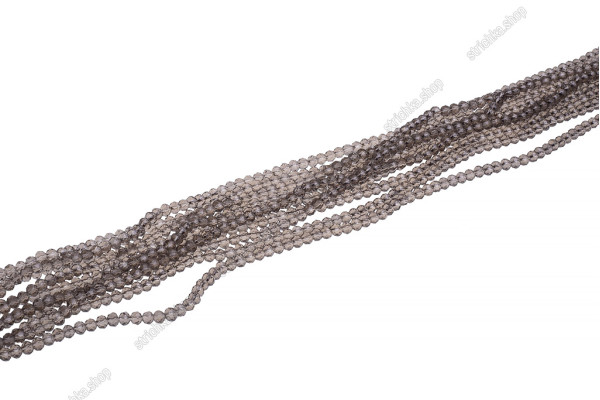 Намистини Хрусталь Rondelle 4мм, 120-130шт./нит. №9 Greige
