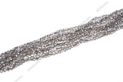 Намистини Хрусталь Rondelle 8мм, 72шт./нит. № 99 Platinum on Crystal