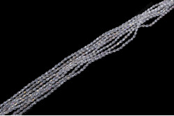 Намистини Хрусталь, Капля 4x6мм, 70шт./уп. № 1 AB Crystal