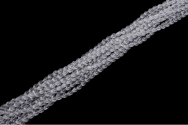 Намистини Хрусталь, Капля 6x8мм, 70шт./уп. № 1 Crystal