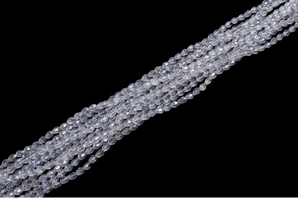 Намистини Хрусталь, Капля 6x8мм, 70шт./уп. № 1 AB Crystal