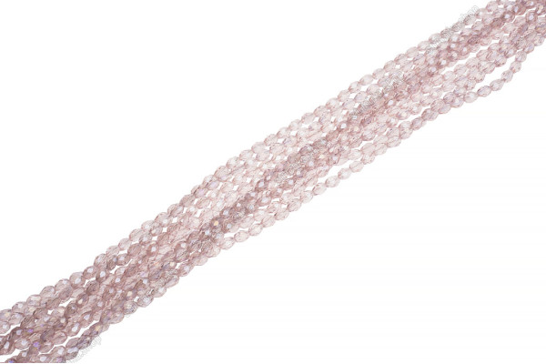 Намистини Хрусталь, Капля 6x8мм, 70шт./уп. № 25 AB Light Rose