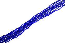 Намистини Хрусталь, Капля 4x6мм, 70шт./уп. № 5 Cobalt