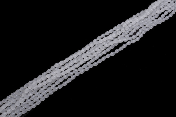 Намистини Хрусталь, Капля 6x8мм, 70шт./уп. № 68 White Jade