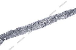 Намистини Хрусталь Трикутник 6x3.5мм, 85-90шт./нит. №115 White Silver on Crystal