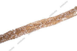 Намистини Хрусталь Трикутник 6x3.5мм, 85-90шт./нит. №128 Golden Amber on Crystal
