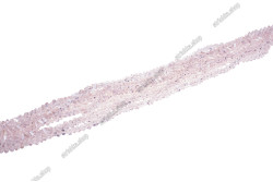 Намистини Хрусталь Трикутник 6x3.5мм, 85-90шт./нит. №24 AB Blush Rose