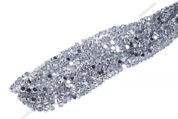 Намистини Хрусталь, Таблетка 6мм, 100шт./нит. №115 White Silver on Crystal