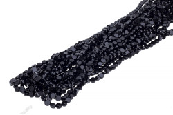 Намистини Хрусталь, Таблетка 6мм, 100шт./нит. №2 Black