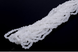Намистини Хрусталь, Таблетка 6мм, 100шт./нит. №68 White Jade