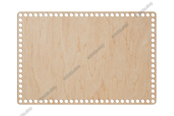 Дерев'яне дно для кошиків Прямокутне, DFPR1